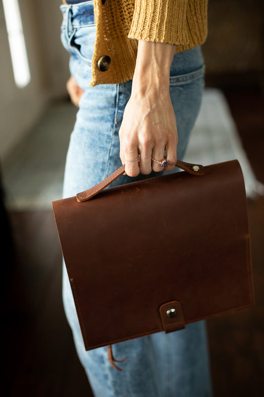 The Hōlōs Leather Folio Cover
